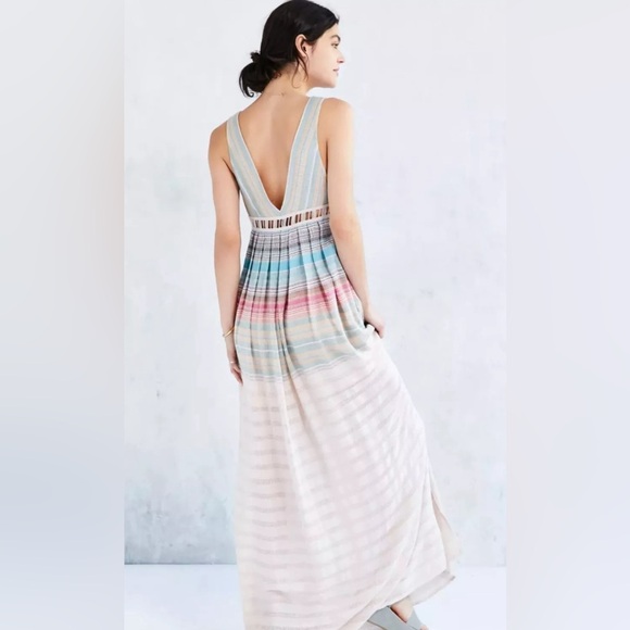 Ecotè Rainbow Maxi Dress Size 0 NWT Urban Outfitters - Picture 3 of 6